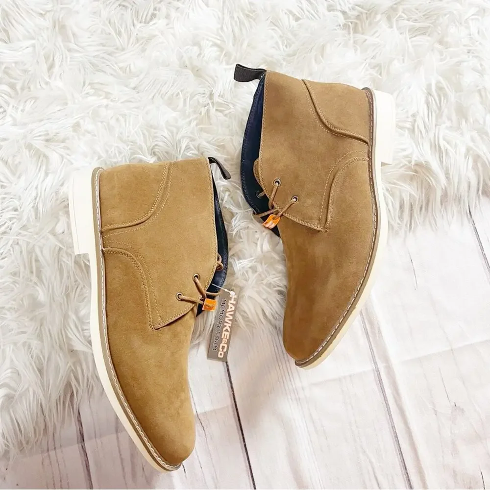 Hawke &‎ Co. Mojave Chukka Classic Men's Boots Sand Faux Suede Size 12